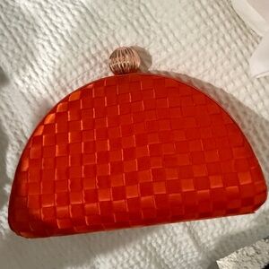 Ted Baker London Vibrant Orange Clutch